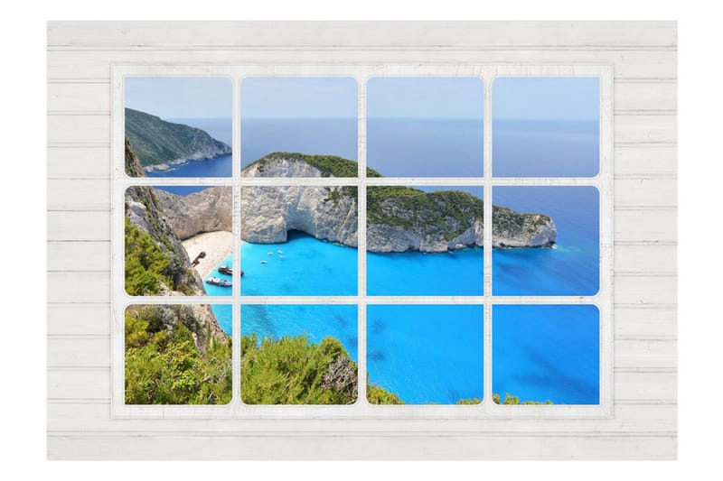 Fototapet Window On The World 150x105 - Artgeist sp. z o. o. - Innredning - Veggdekorasjon - Tapeter - Fototapeter