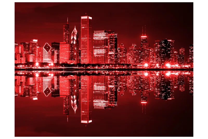 Fototapet Wine-Colored Chicago 200x154, Artgeist sp. z o. o.