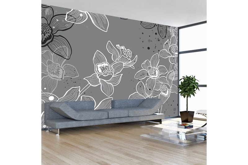 Fototapet Winter Flora 300x231 - Artgeist sp. z o. o. - Innredning - Veggdekorasjon - Tapeter - Fototapeter