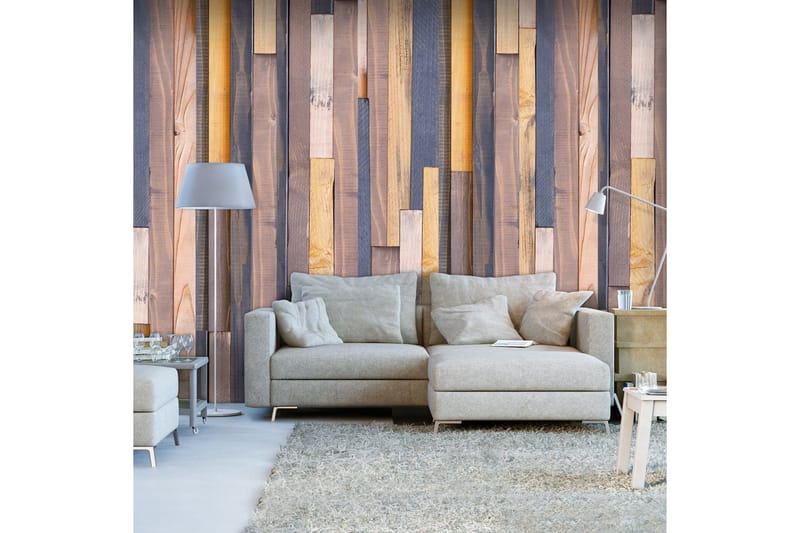 Fototapet Wooden Alliance 50x1000, Artgeist sp. z o. o.