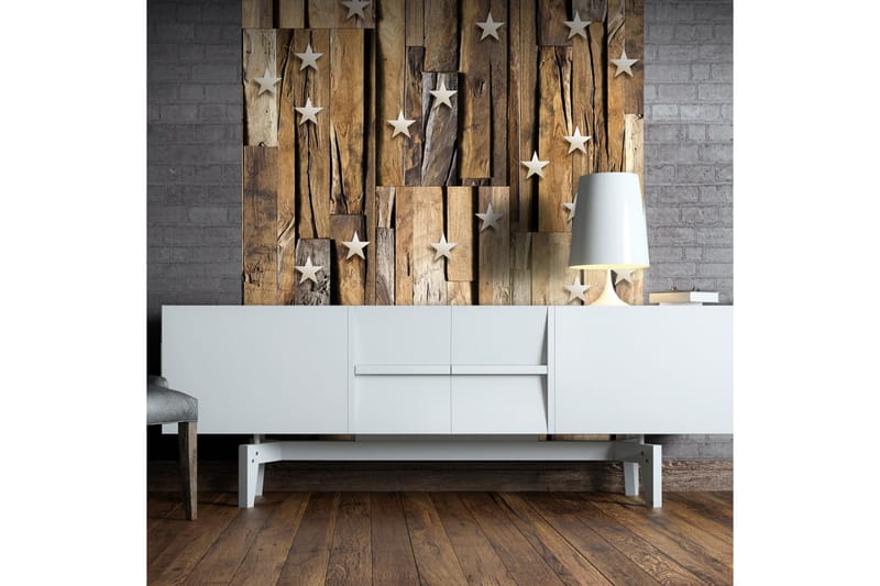 Fototapet Wooden Constellation 50x1000, Artgeist sp. z o. o.