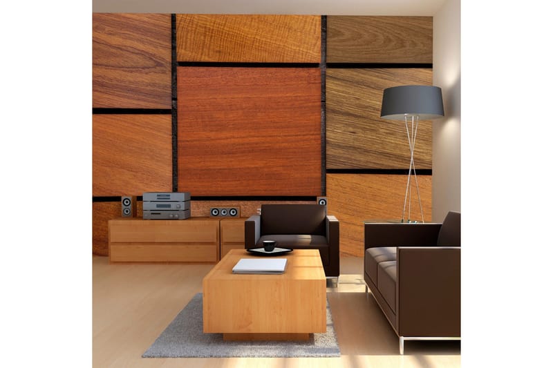 Fototapet Wooden Cubes 350x245, Artgeist sp. z o. o.
