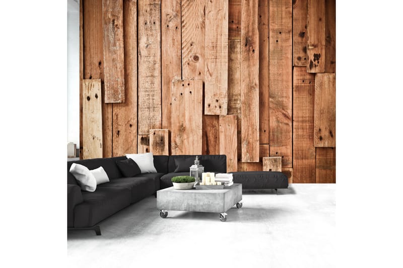 Fototapet Wooden Fantasy 100x70 - Innredning - Veggdekorasjon - Tapeter - Fototapeter