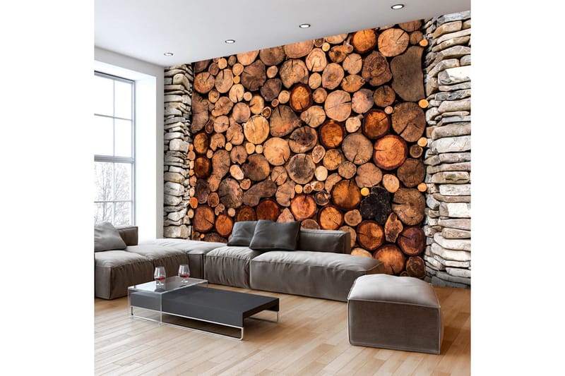 Fototapet Wooden Gate 200x140 - Finnes i flere størrelser - Innredning - Veggdekorasjon - Tapeter - Fototapeter