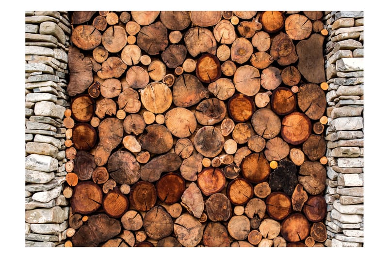Fototapet Wooden Gate 250x175 - Innredning - Veggdekorasjon - Tapeter - Fototapeter