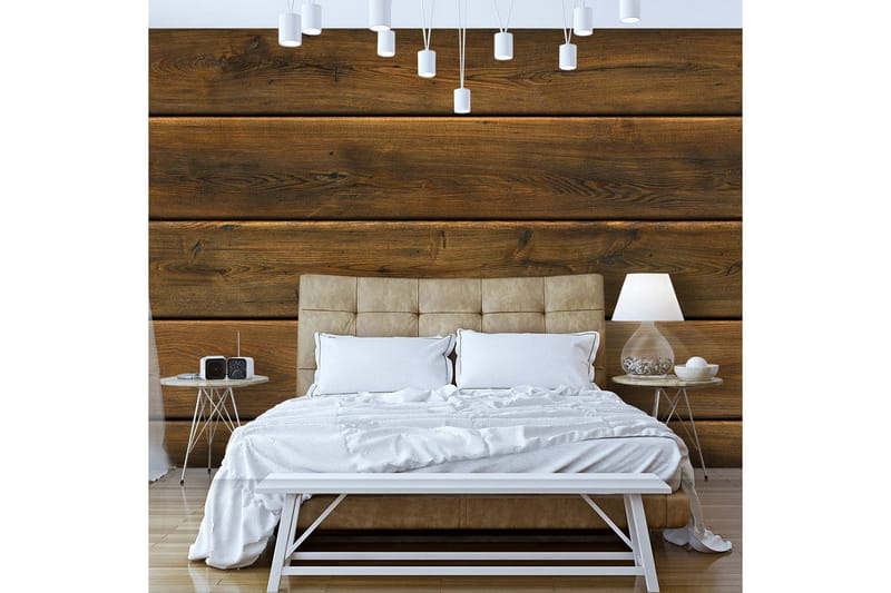 Fototapet Wooden Harmony 250x175 - Innredning - Veggdekorasjon - Tapeter - Fototapeter