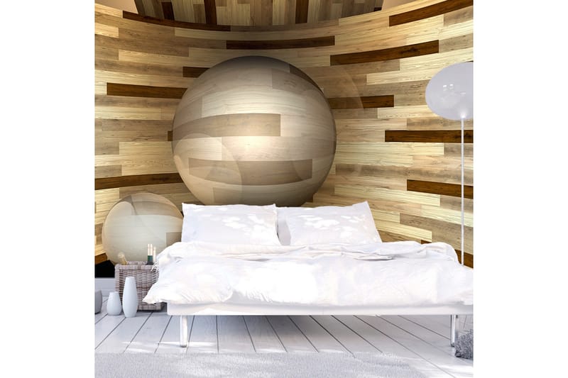 Fototapet Wooden Orbit 100x70, Artgeist sp. z o. o.