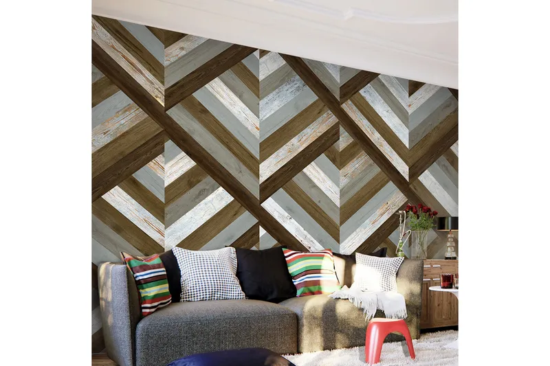 Fototapet Wooden Trap 50x1000, Artgeist sp. z o. o.