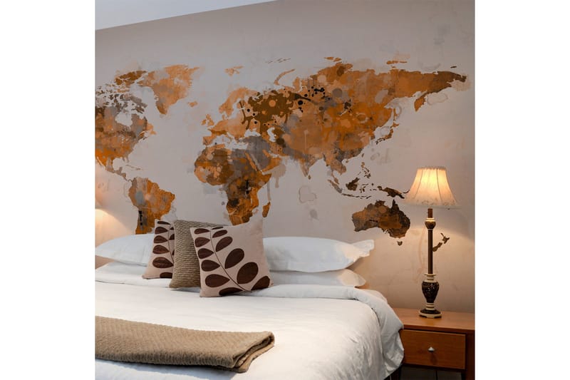 Fototapet World Brown Shades 200x154, Artgeist sp. z o. o.