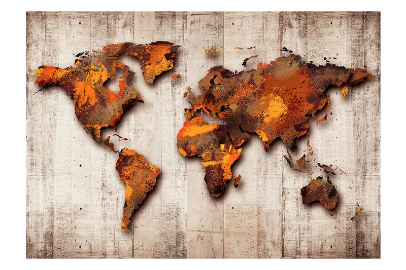 Fototapet World Of Bronze 250x175 - Finnes i flere størrelser - Innredning - Veggdekorasjon - Tapeter - Fototapeter