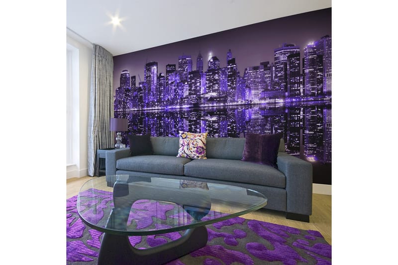 Fototapet XXL American Violet 550x270 - Artgeist sp. z o. o. - Innredning - Veggdekorasjon - Tapeter - Fototapeter