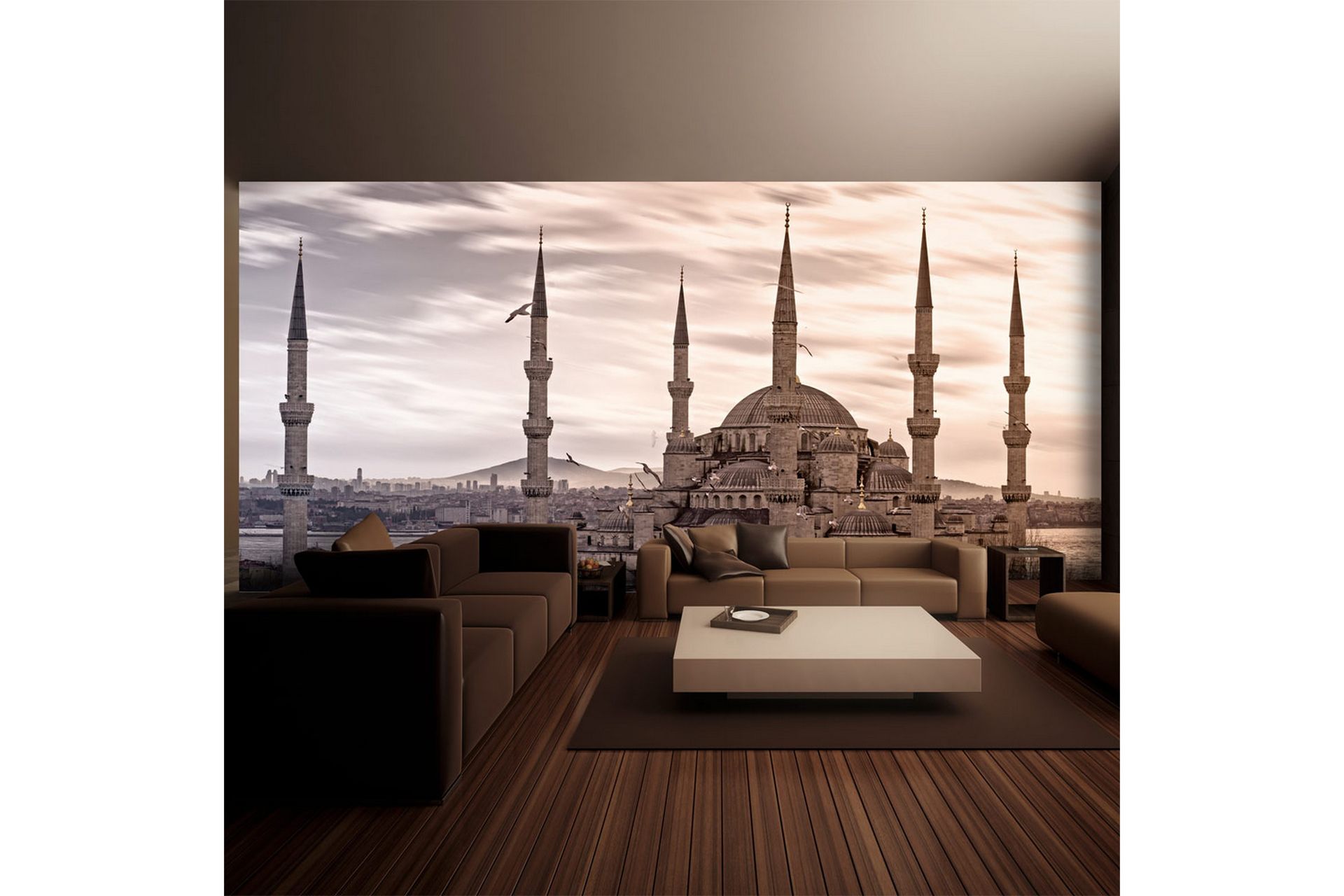 Fototapet XXL Blå Moske Istanbul 550x270 - Artgeist sp. z o. o. - Innredning - Veggdekorasjon - Tapeter - Fototapeter