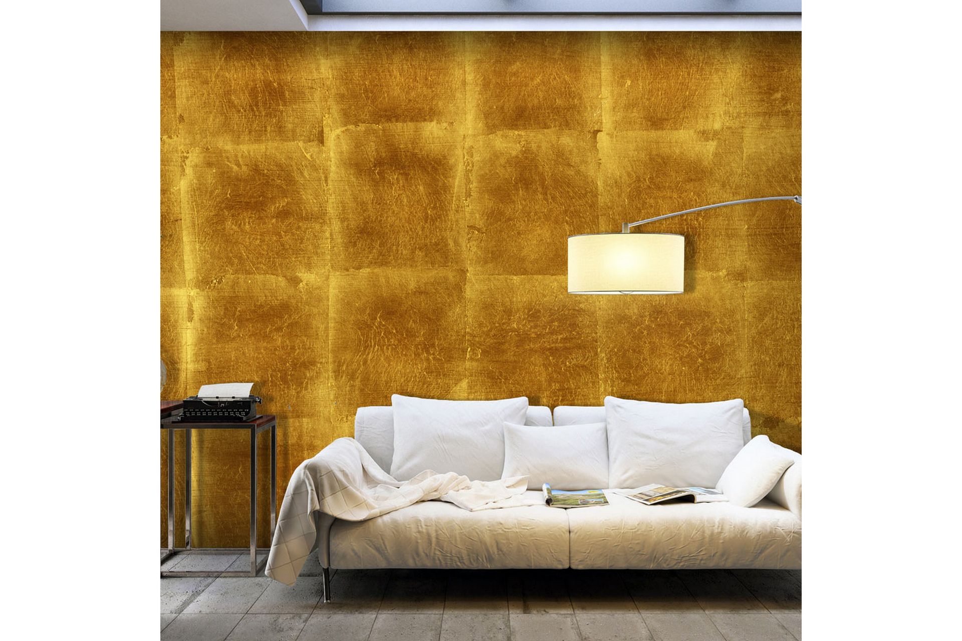 Fototapet XXL Golden Cage 500x280 - Artgeist sp. z o. o. - Innredning - Veggdekorasjon - Tapeter - Fototapeter