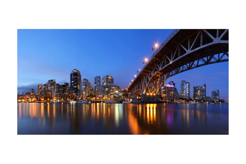 Fototapet XXL Granville Bridge Vancouver Canada 550x270 - Artgeist sp. z o. o. - Innredning - Veggdekorasjon - Tapeter - Fototapeter