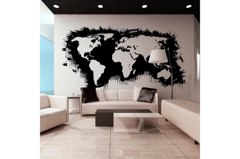 Fototapet XXL Hvite kontinenter Svart Hav 550x270, Artgeist sp. z o. o.