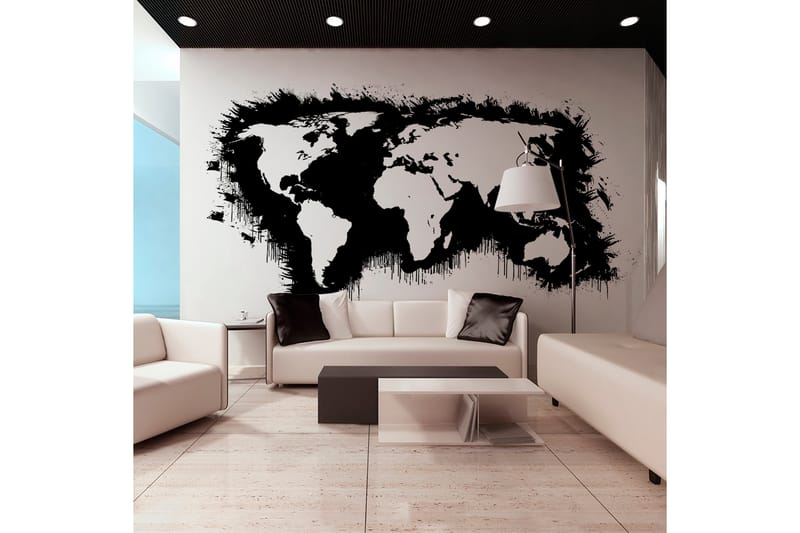 Fototapet XXL Hvite kontinenter Svart Hav 550x270 - Artgeist sp. z o. o. - Innredning - Veggdekorasjon - Tapeter - Fototapeter