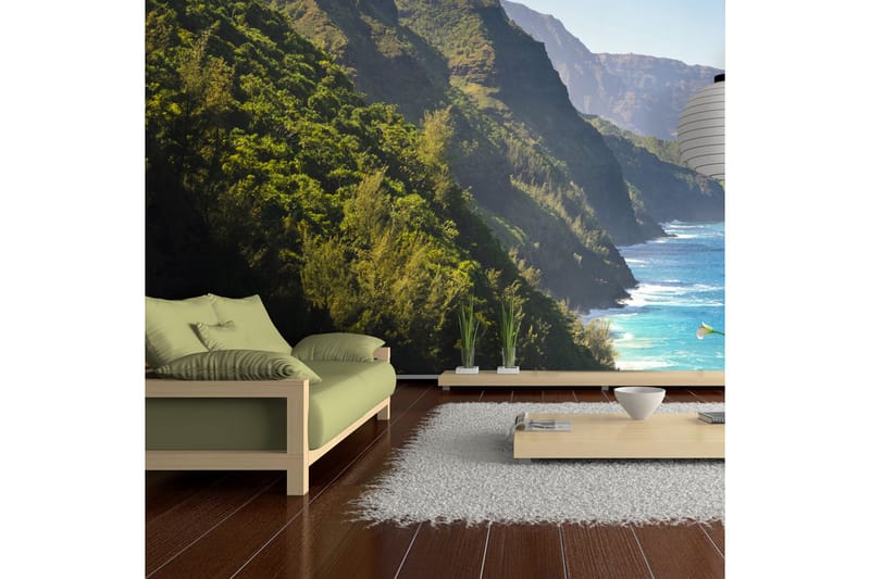 Fototapet XXL Na Pali Coast Kauai Hawaii 550x270 - Artgeist sp. z o. o. - Innredning - Veggdekorasjon - Tapeter - Fototapeter