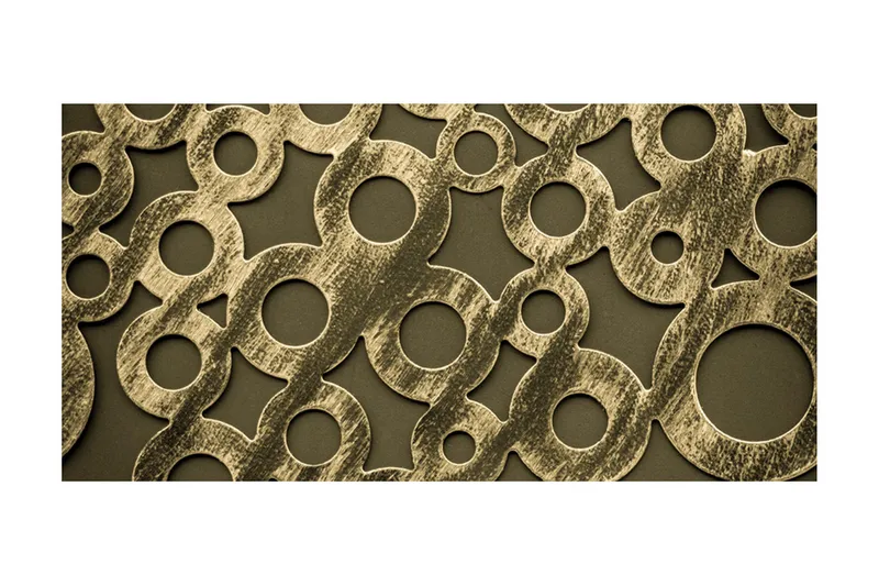 Fototapet XXL Ringer Laget Av Old Bronze 550x270 - Artgeist sp. z o. o. - Innredning - Veggdekorasjon - Tapeter - Fototapeter