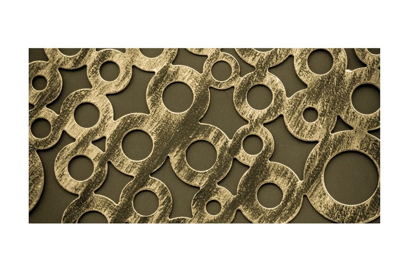 Fototapet XXL Ringer Laget Av Old Bronze 550x270 - Artgeist sp. z o. o. - Innredning - Veggdekorasjon - Tapeter - Fototapeter