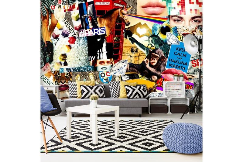 Fototapet XXL Scraps Of Modernity 500x280, Artgeist sp. z o. o.