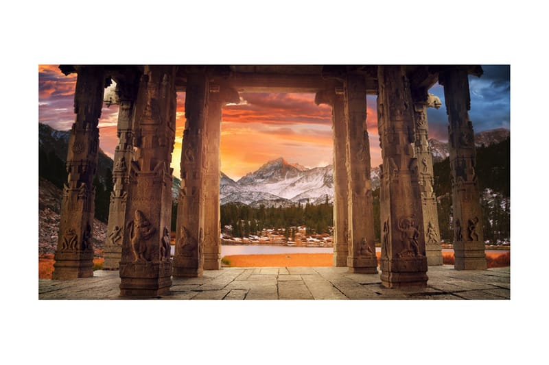 Fototapet XXL Trail Of Rocky Temples 550x270 - Artgeist sp. z o. o. - Innredning - Veggdekorasjon - Tapeter - Fototapeter