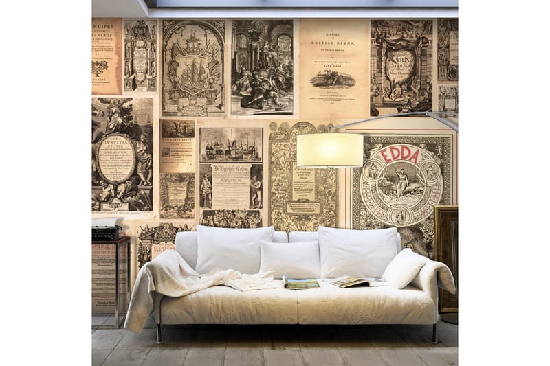 Fototapet XXL Vintage Books 500x280 - Artgeist sp. z o. o. - Innredning - Veggdekorasjon - Tapeter - Fototapeter