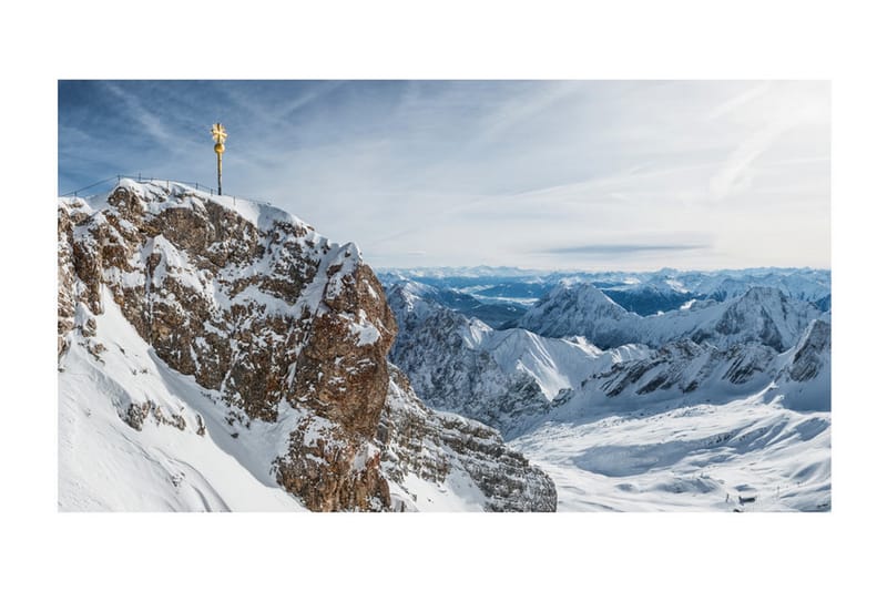 Fototapet XXL Vinter I Zugspitze 500x280 - Artgeist sp. z o. o. - Innredning - Veggdekorasjon - Tapeter - Fototapeter