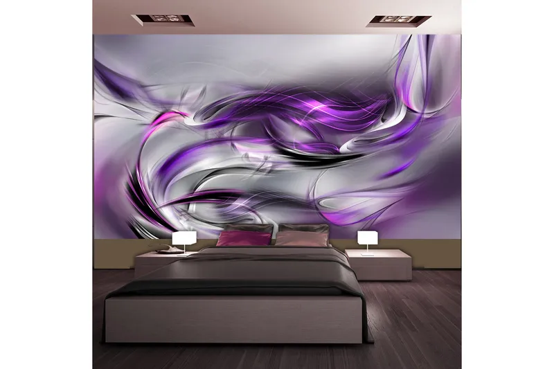 Fototapet XXL Purple Swirls II 500x280, Artgeist sp. z o. o.