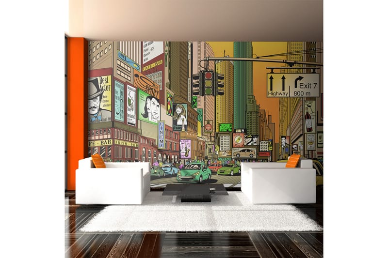 Fototapet XXL Pulsating By NY 550x270, Artgeist sp. z o. o.