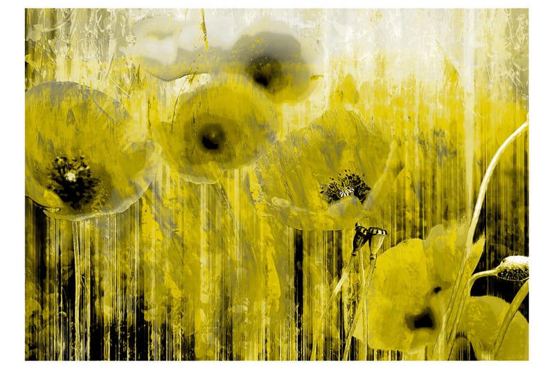 Fototapet Yellow Madness 400x280 - Artgeist sp. z o. o. - Innredning - Veggdekorasjon - Tapeter - Fototapeter