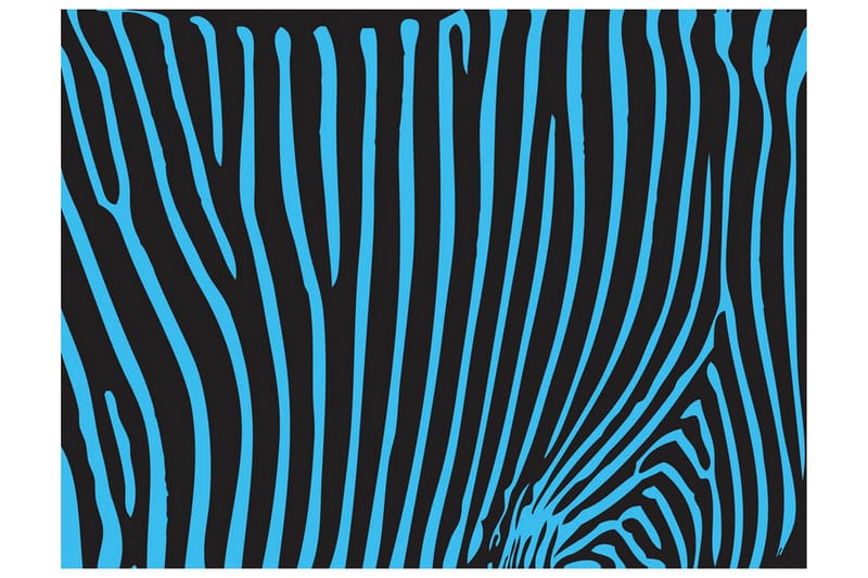 Fototapet Zebra Mønster Turkis 250x193, Artgeist sp. z o. o.