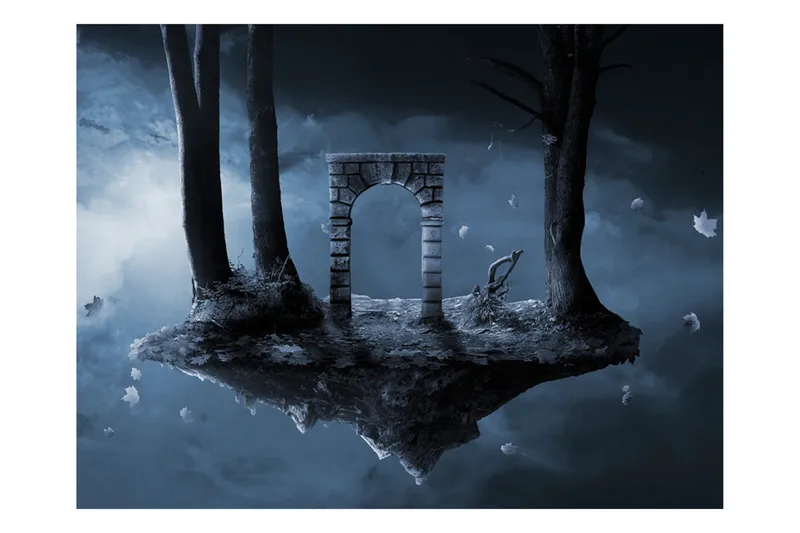 Fototapet Port Fantasi 400x309 - Artgeist sp. z o. o. - Innredning - Veggdekorasjon - Tapeter - Fototapeter