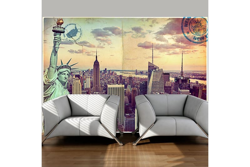 Fototapet Postcard From New York 350x245, Artgeist sp. z o. o.