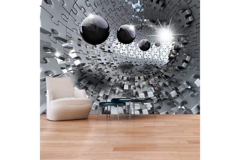 Fototapet Puzzle Tunnel 300x210 - Artgeist sp. z o. o. - Innredning - Veggdekorasjon - Tapeter - Fototapeter