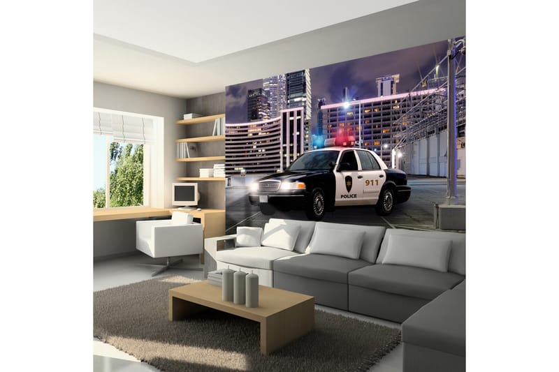 Fototapet Police Car 150x105, Artgeist sp. z o. o.