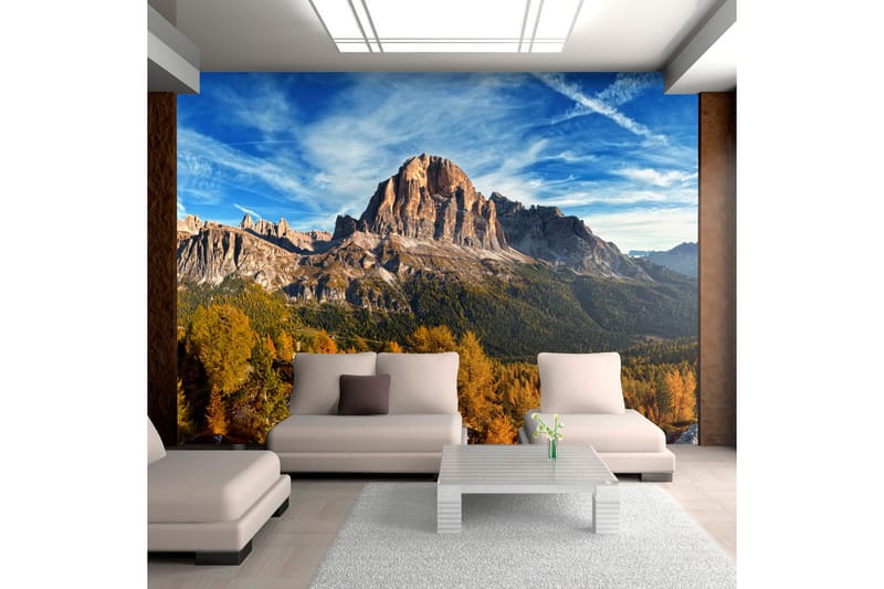 Fototapet Panoramautsikt Over De Dolomittene 400x309 - Artgeist sp. z o. o. - Innredning - Veggdekorasjon - Tapeter - Fototapeter