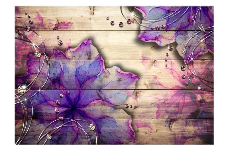 Fototapet Purple Memory 150x105 - Artgeist sp. z o. o. - Innredning - Veggdekorasjon - Tapeter - Fototapeter