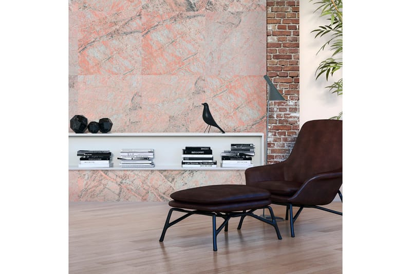 Fototapet Pink Marble 50x1000 - Artgeist sp. z o. o. - Innredning - Veggdekorasjon - Tapeter - Fototapeter