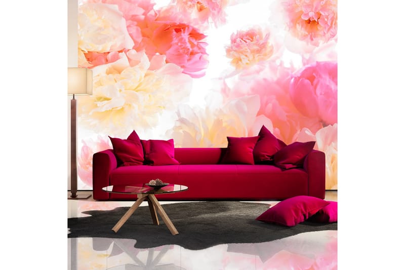 Fototapet Pastel Peonies 350x245, Artgeist sp. z o. o.