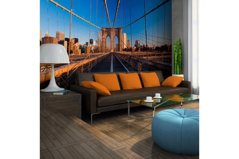 Fototapet På Vei Til Manhattan 400x309 - Artgeist sp. z o. o. - Innredning - Veggdekorasjon - Tapeter - Fototapeter