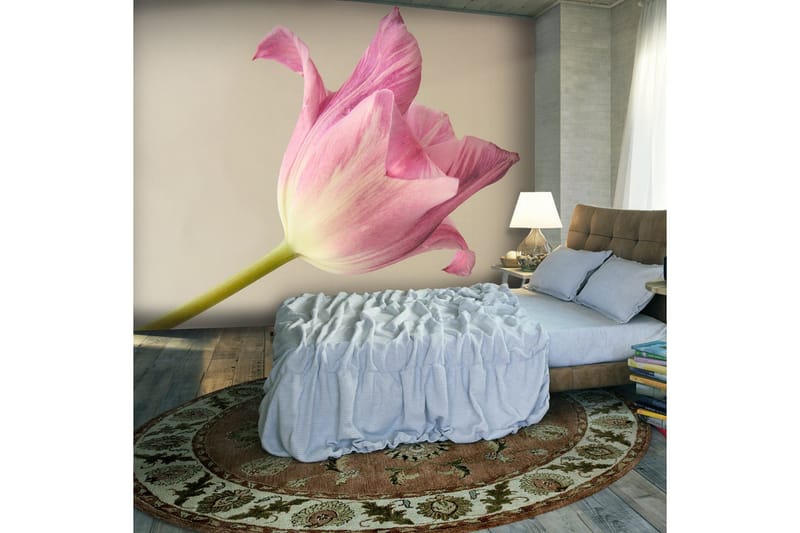 Fototapet Pink Tulip 200x154, Artgeist sp. z o. o.