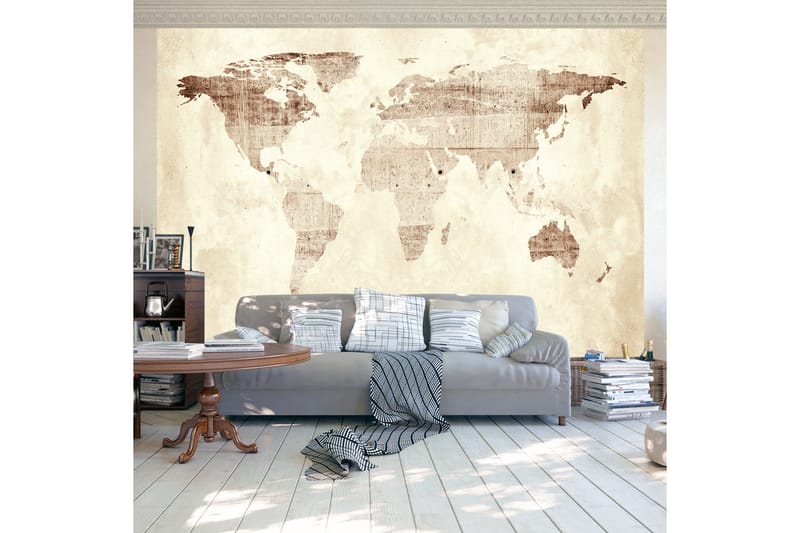 Fototapet Precious Map 150x105 - Innredning - Veggdekorasjon - Tapeter - Fototapeter