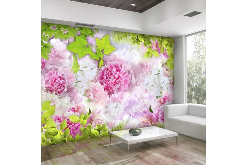 Fototapet Peonies 250x175 - Artgeist sp. z o. o. - Innredning - Veggdekorasjon - Tapeter - Fototapeter