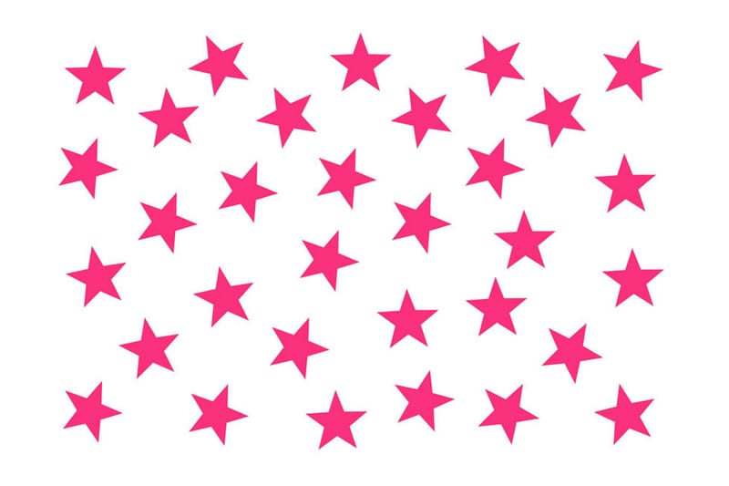 Fototapet Pink Star 100x70 - Innredning - Veggdekorasjon - Tapeter - Fototapeter