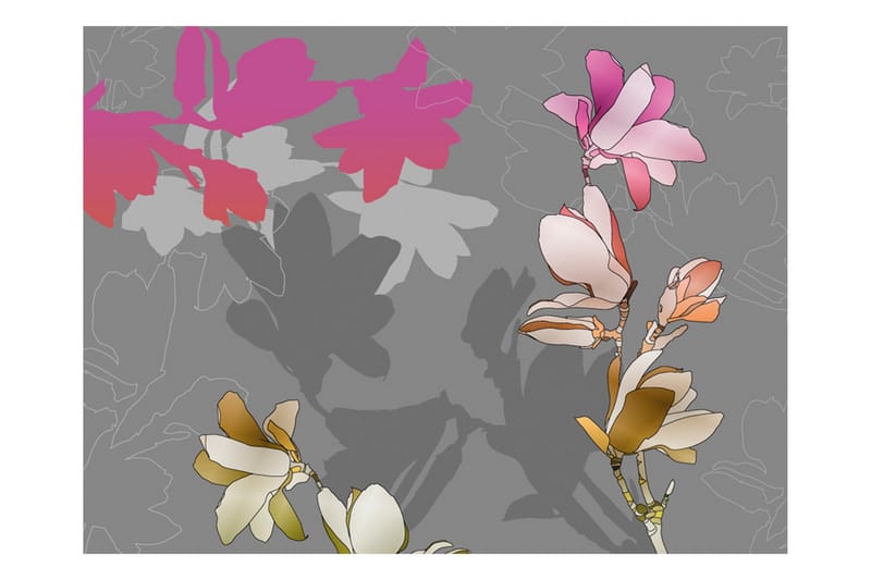 Fototapet Pastell Magnolier 300x231 - Artgeist sp. z o. o. - Innredning - Veggdekorasjon - Tapeter - Fototapeter