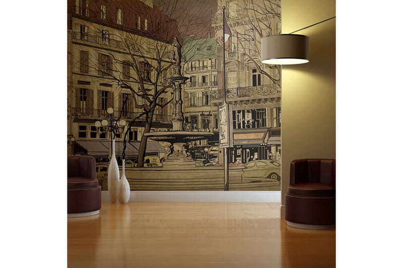 Fototapet Parisian Fountain 250x193, Artgeist sp. z o. o.