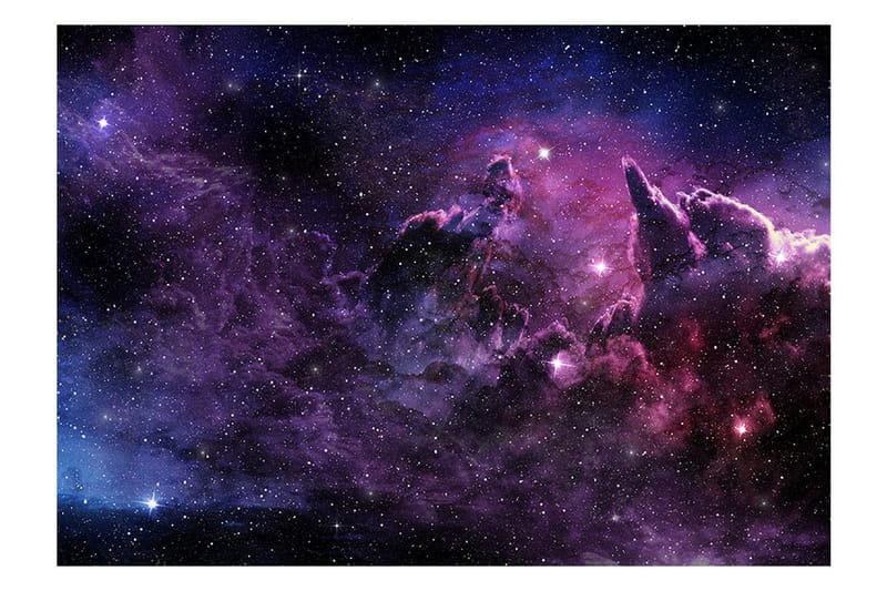 Fototapet Purple Nebula 350x245 - Artgeist sp. z o. o. - Innredning - Veggdekorasjon - Tapeter - Fototapeter