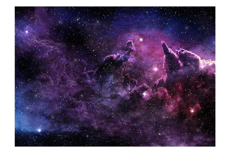 Fototapet Purple Nebula 200x140 - Artgeist sp. z o. o. - Innredning - Veggdekorasjon - Tapeter - Fototapeter