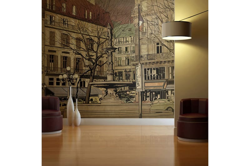 Fototapet Parisian Fountain 400x309, Artgeist sp. z o. o.