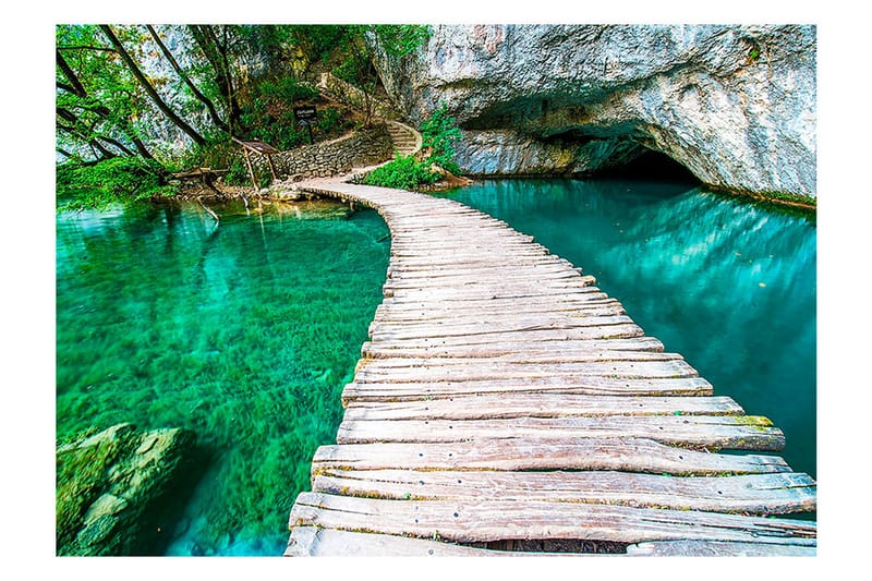 Fototapet Plitvice Lakes National Park Croatia200x140 - Artgeist sp. z o. o. - Innredning - Veggdekorasjon - Tapeter - Fototapeter